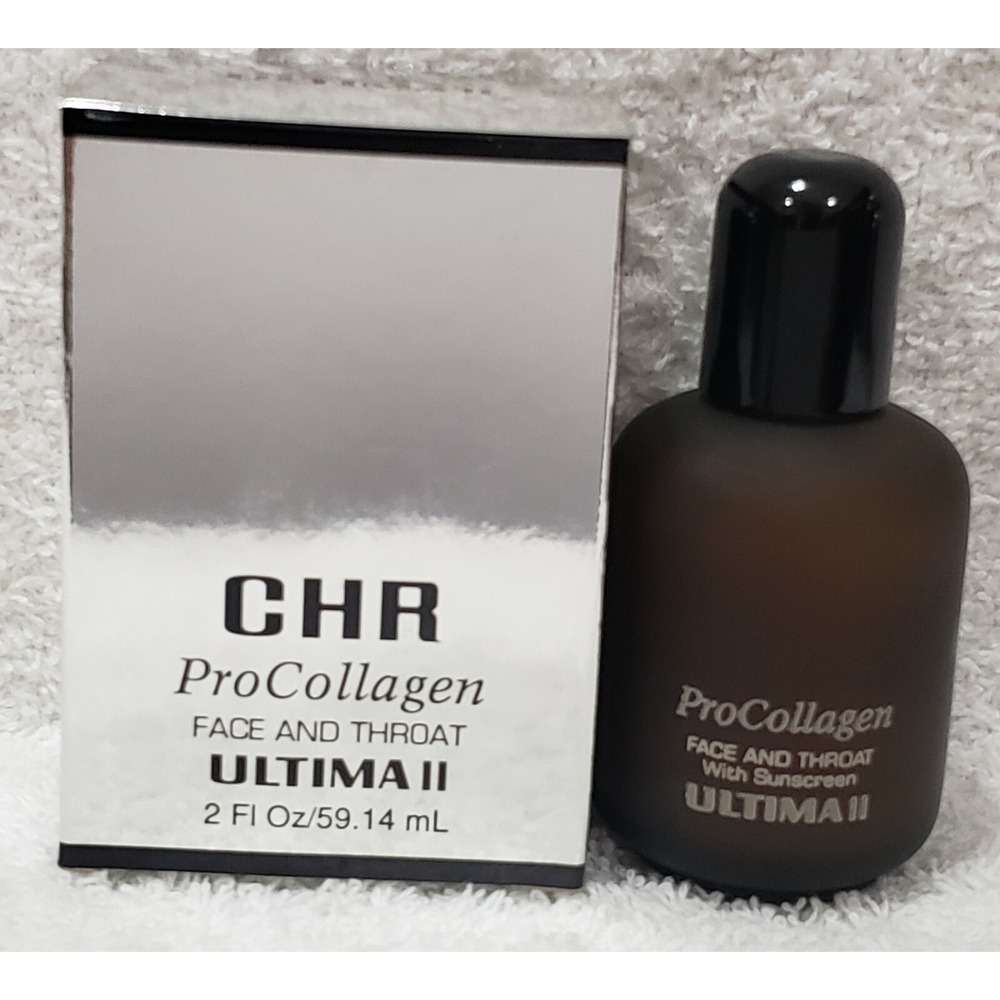 Ultima II Revlon CHR PROCOLLAGEN FACE THROAT Serum Revson 2 oz/59.14mL New RARE